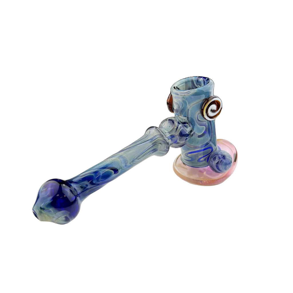 Glass Octopus Pipe, Hand Blown Pipe, QQ204-OP – Apollo Glassworks