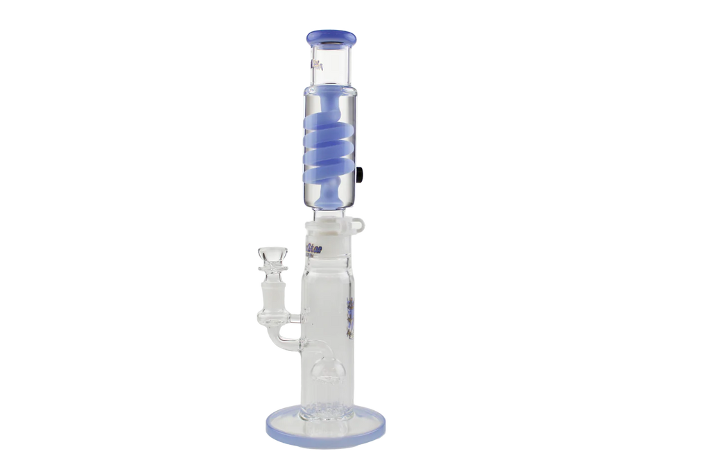 BIO Glass 18 Showerhead Percolator Beaker Water Pipe