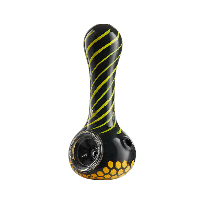 Eyce Oraflex Spoon Pipe - Honeycomb - Groovy Glassware