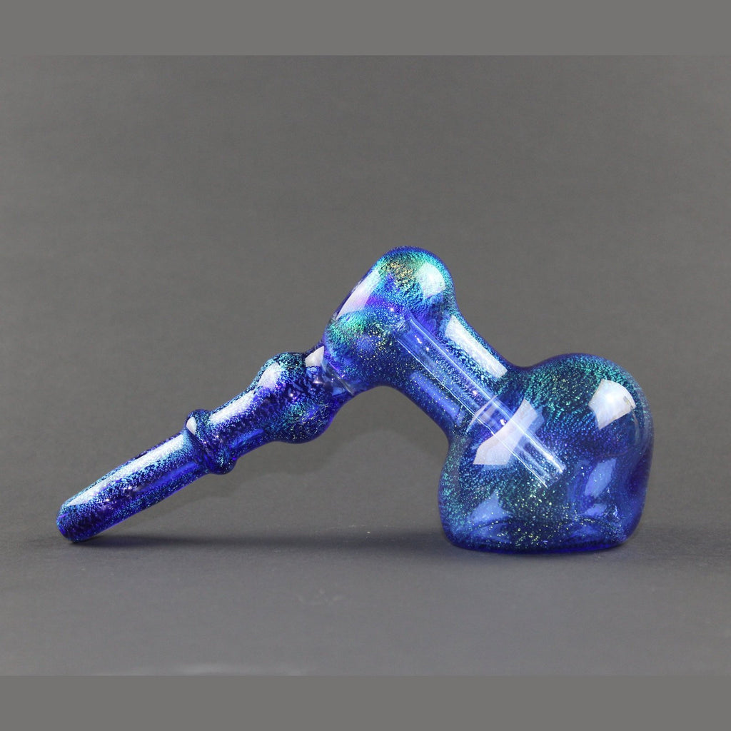 Full Dichro Hammer Bubbler - Groovy Glassware