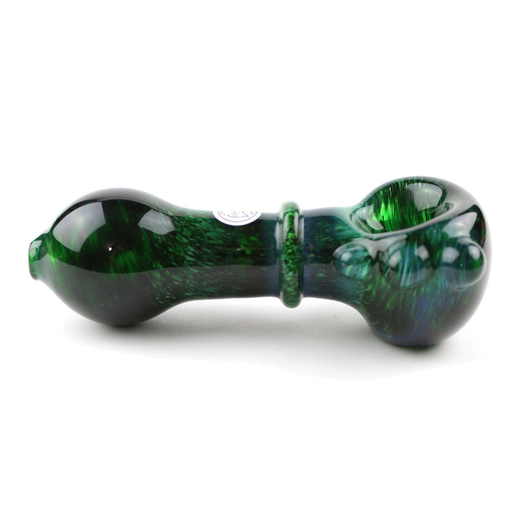 OVG - Experimental Green Frit Pipe - Groovy Glassware