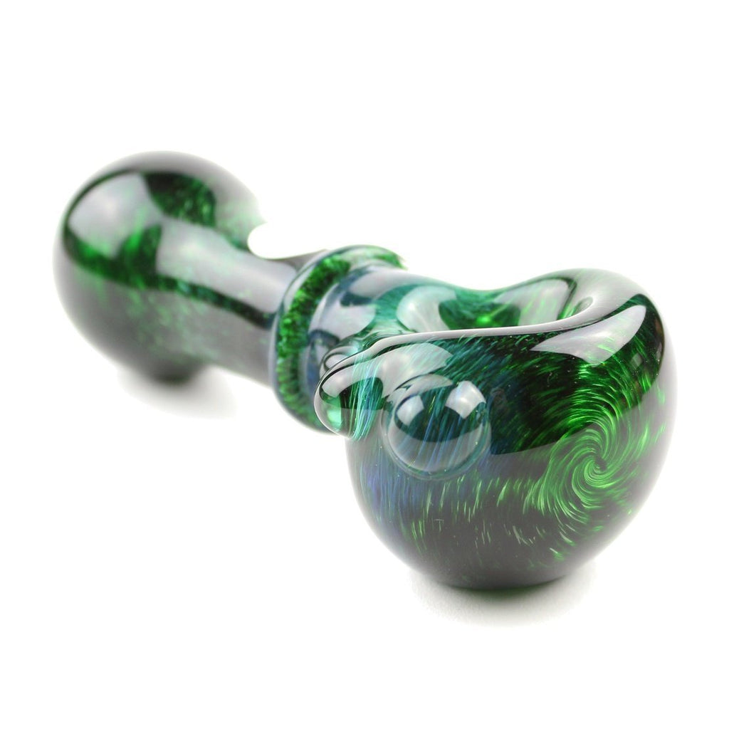 OVG - Experimental Green Frit Pipe - Groovy Glassware