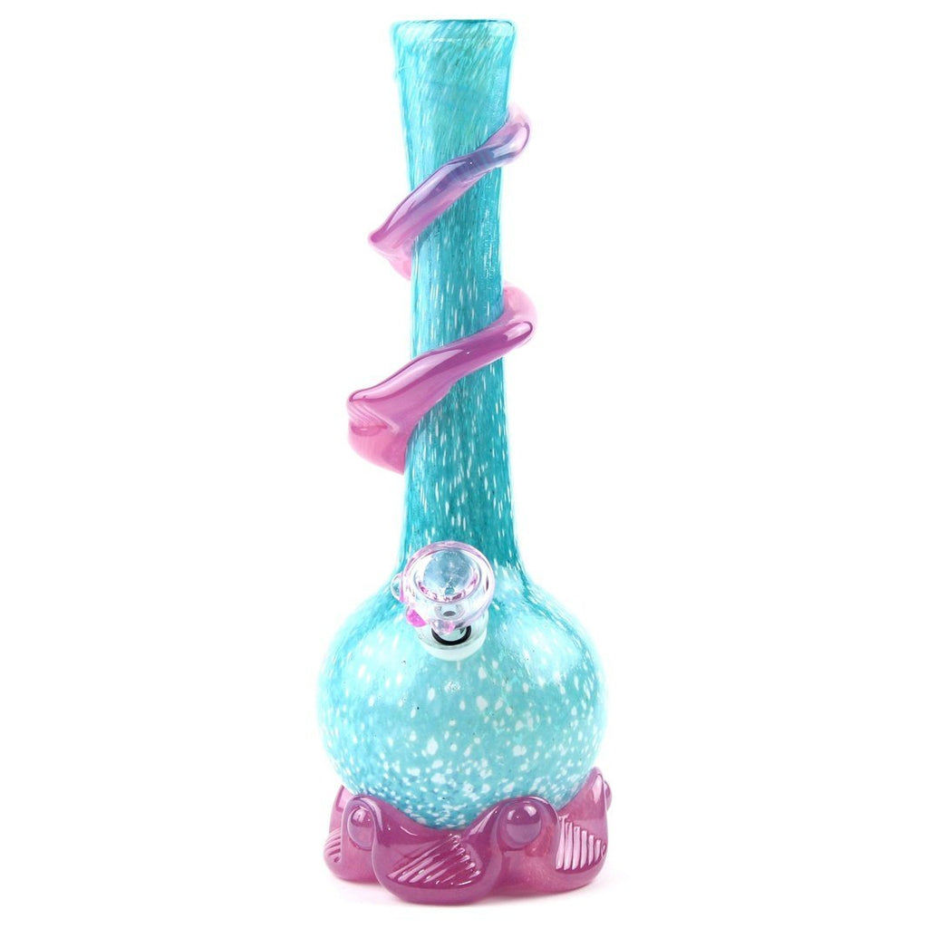 Noble Glass - Small w/ Wrap - Pink & Blue - Groovy Glassware