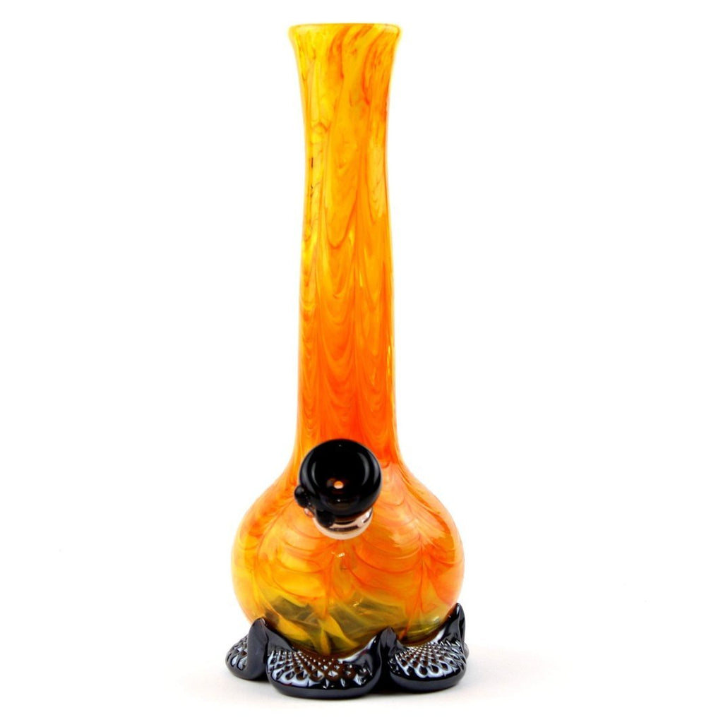 Noble Glass - Small - Orange & Black - Groovy Glassware