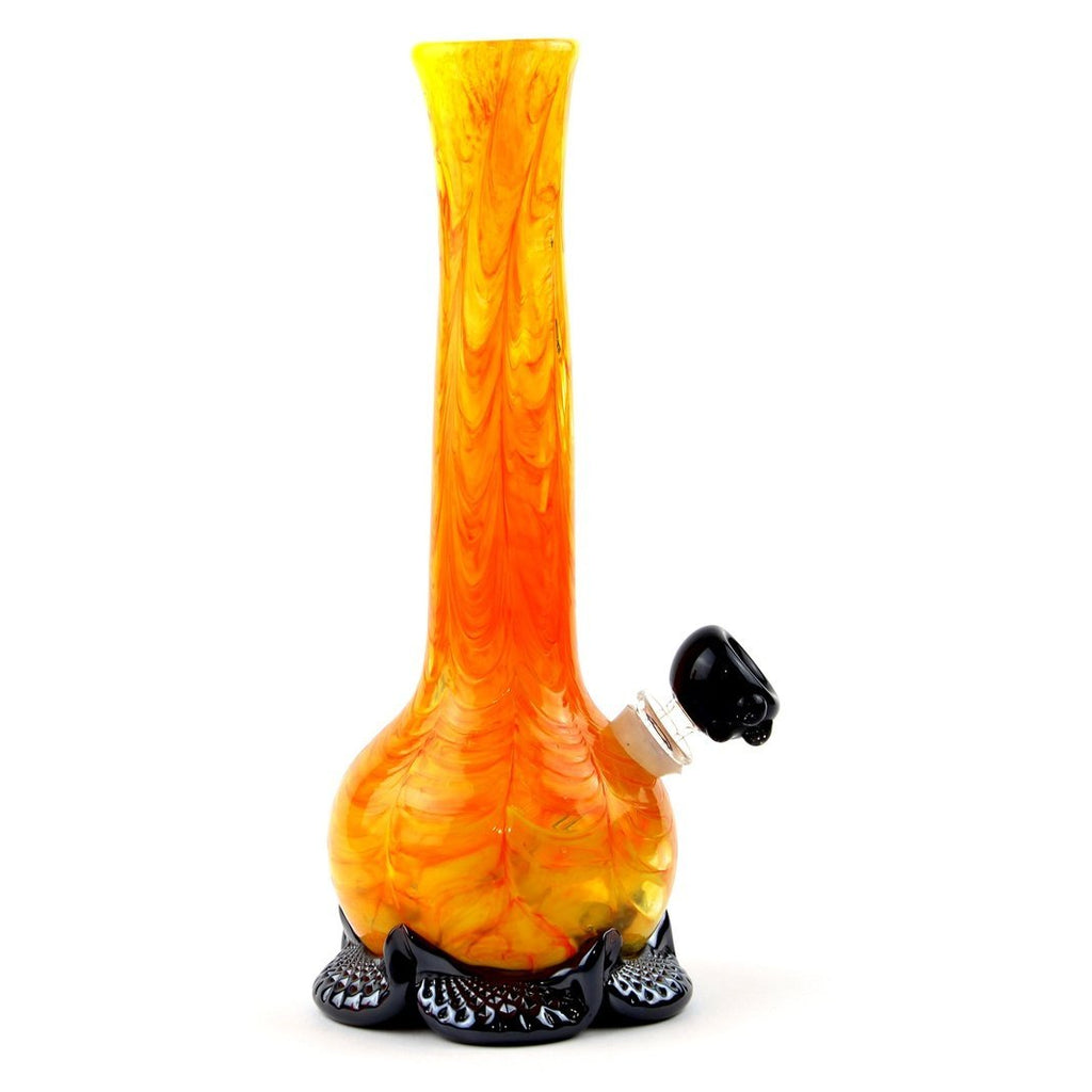 Noble Glass - Small - Orange & Black - Groovy Glassware