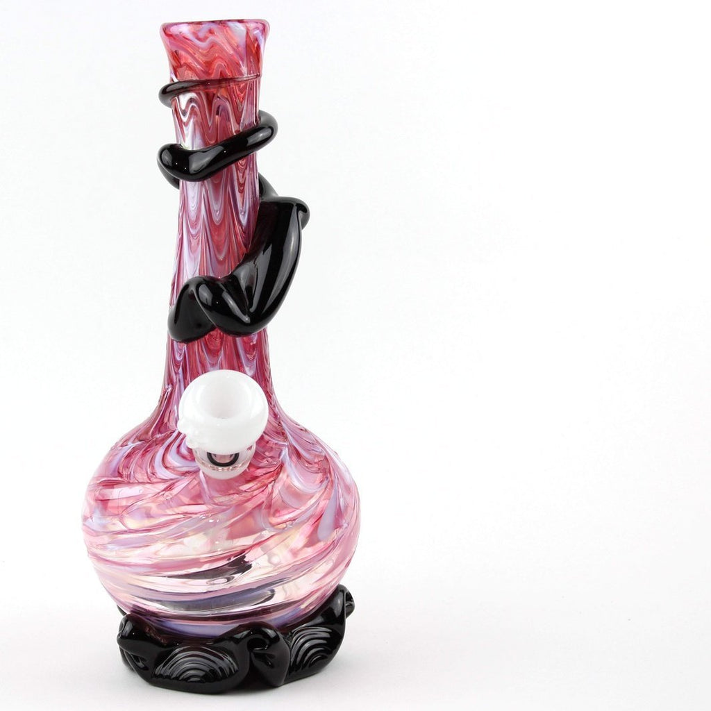 Noble Glass - Small w/ Wrap - Punk Pink - Groovy Glassware