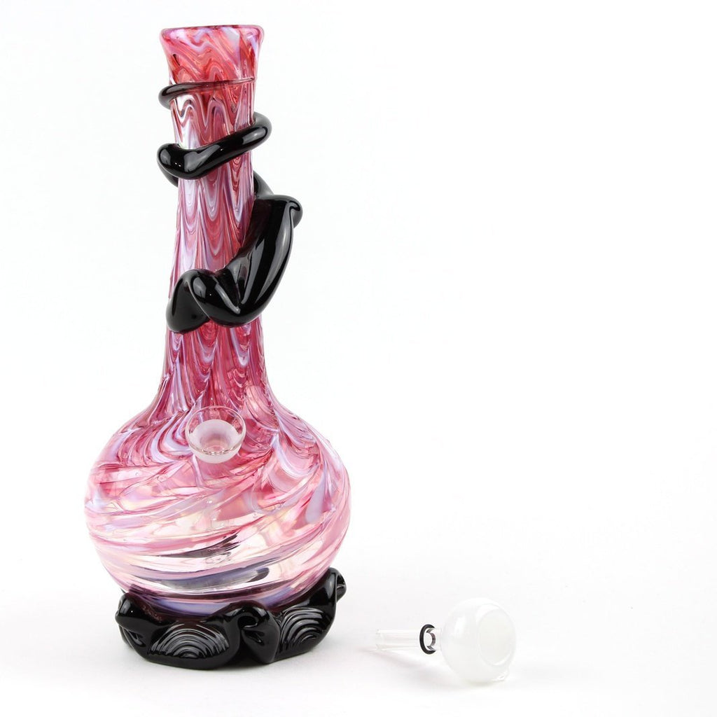 Noble Glass - Small w/ Wrap - Punk Pink - Groovy Glassware