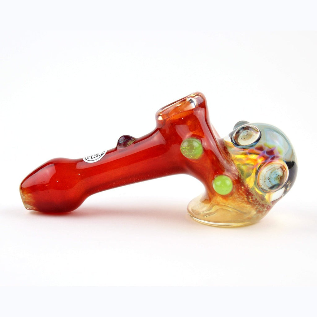 OVG - Fume Honeycomb Hammer - Red - Groovy Glassware