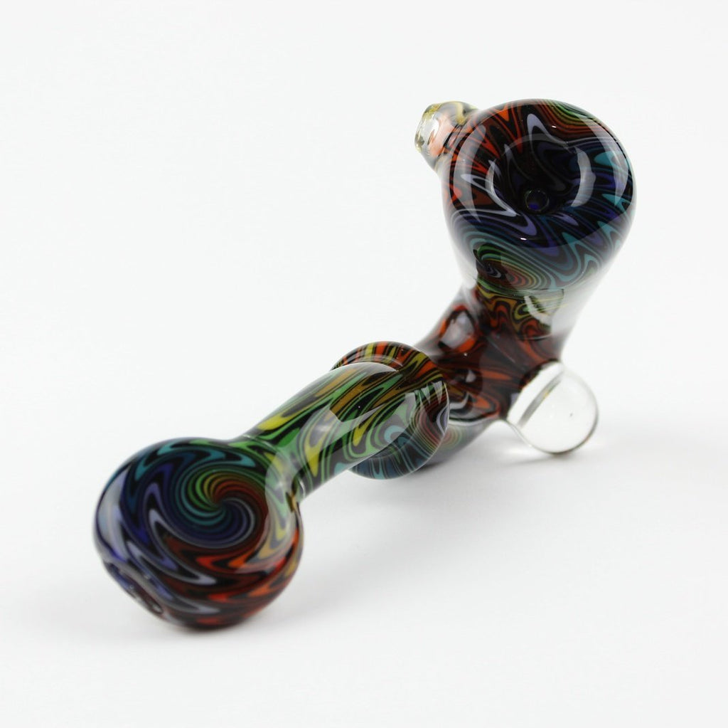 Rainbow n' Skittles Linework Sherlock w/ Milli - Large - Groovy Glassware