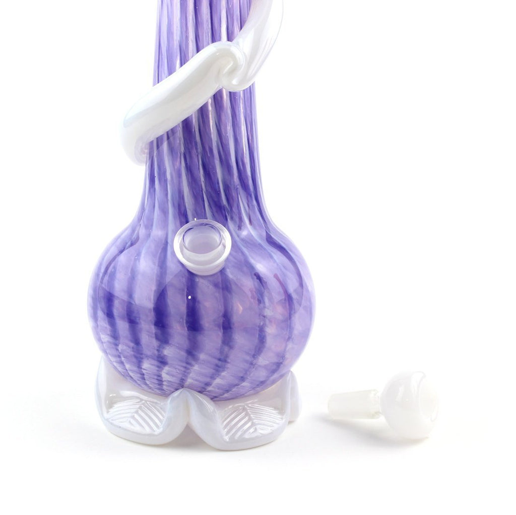 Noble Glass - Medium w/ Wrap - Pretty in Purple - Groovy Glassware