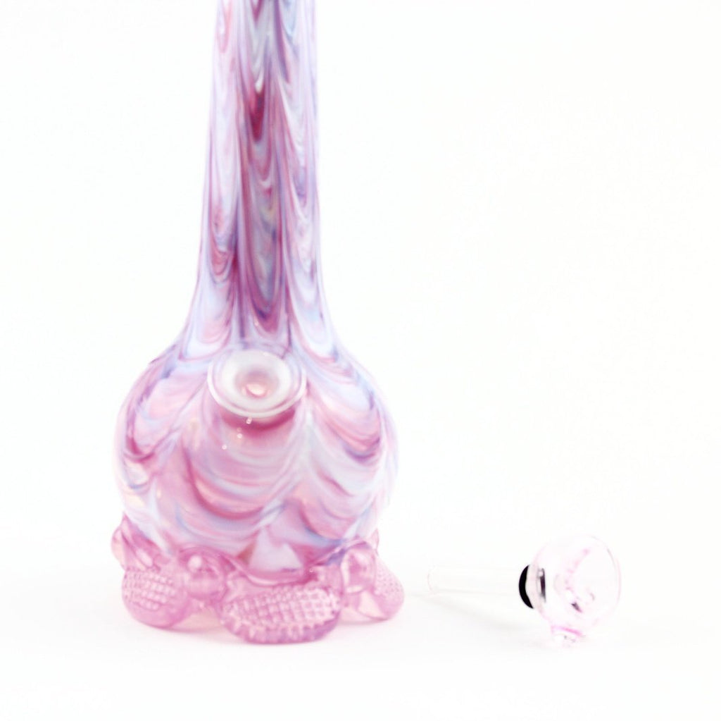 Noble Glass - Small - Cotton Candy Pink - Groovy Glassware