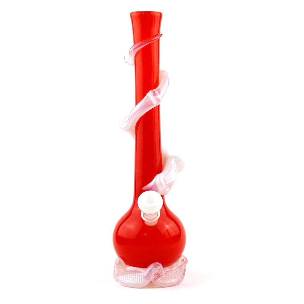 Noble Glass - Medium w/ Wrap - Classic Red - Groovy Glassware