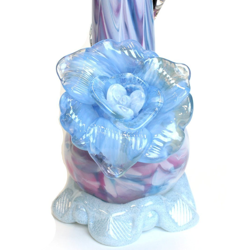 Noble Glass - Dichro Flower - Cotton Candy - Groovy Glassware