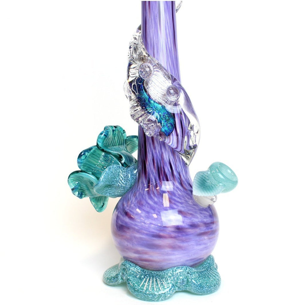 Noble Glass - Dichro Flower - Enchanted Purple - Groovy Glassware
