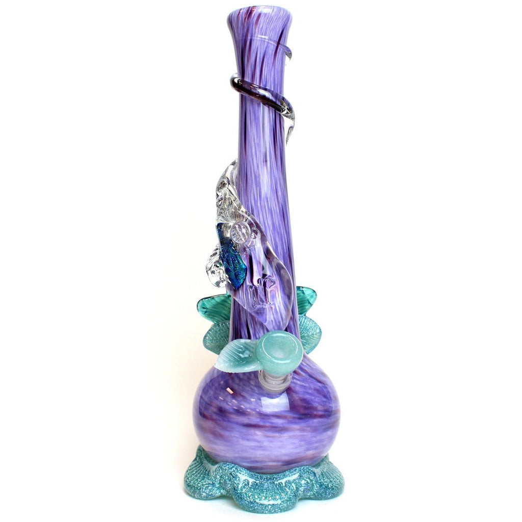 Noble Glass - Dichro Flower - Enchanted Purple - Groovy Glassware