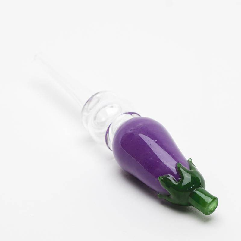 Eggplant Pipe by Empire Glassworks